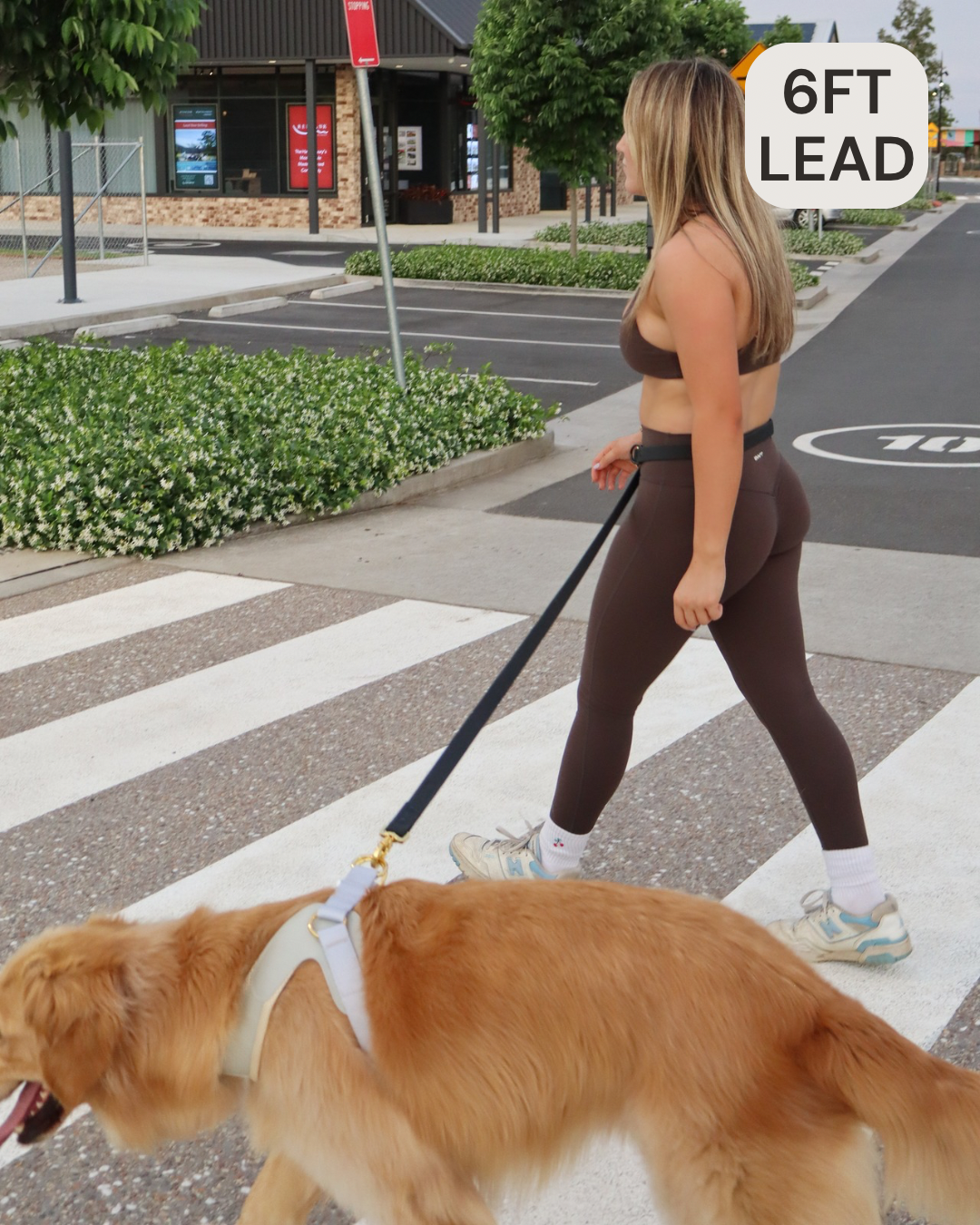 Hands Free Lead Black