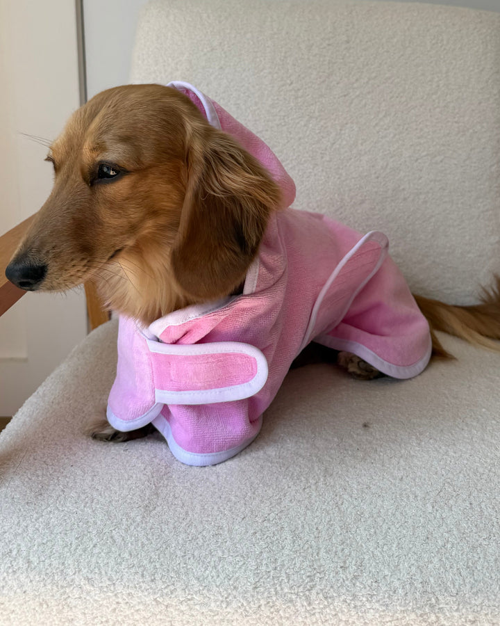 Cotton Bath Robe Pink