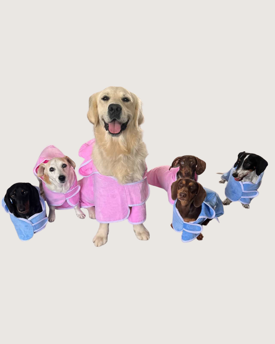 Cotton Bath Robe Blue