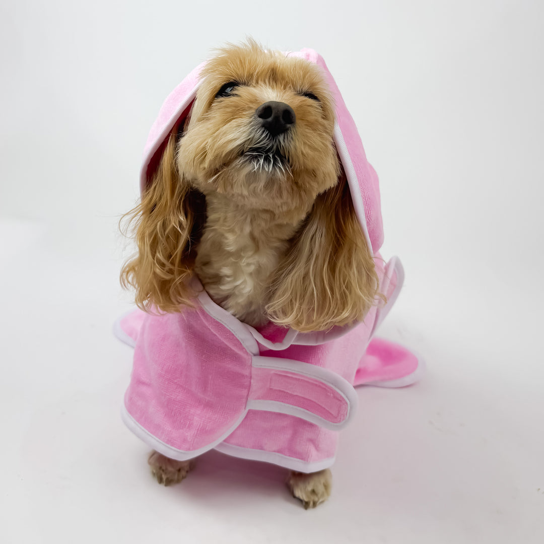 Cotton Bath Robe Pink