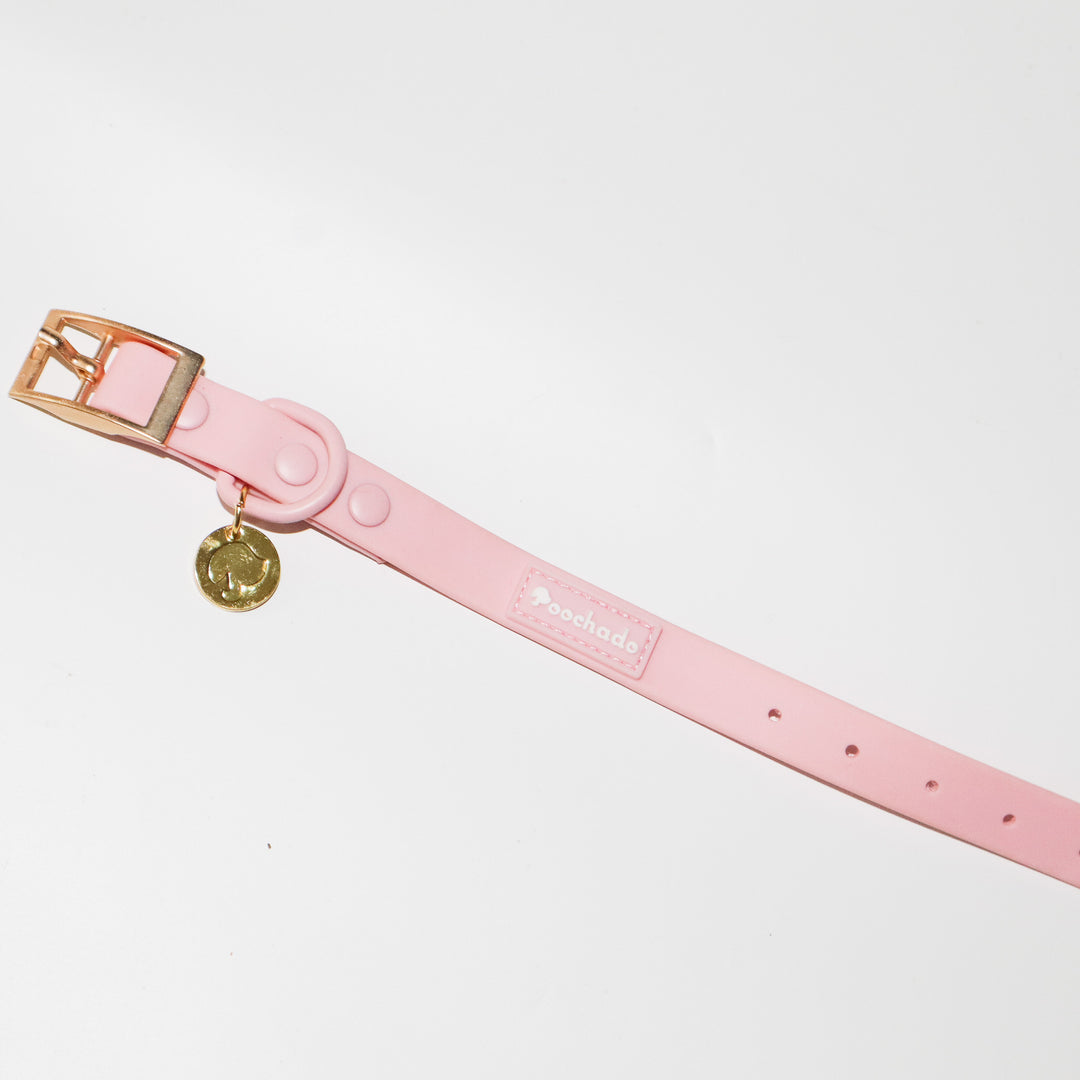 Waterproof PVC Collar Pink