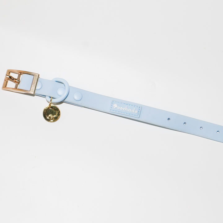 Waterproof PVC Collar Blue