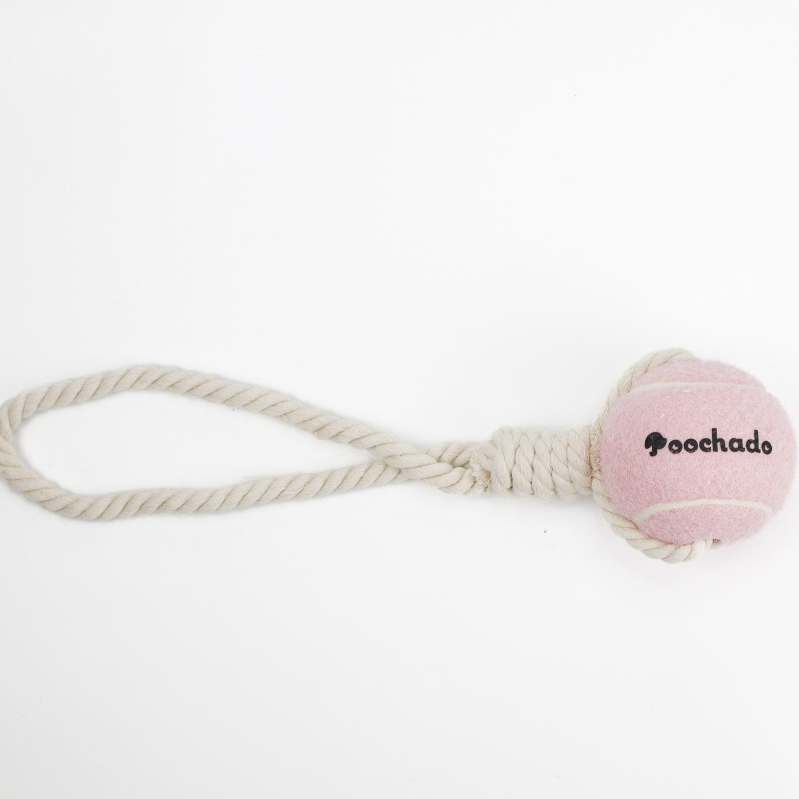 Rope Tennis Ball Pink