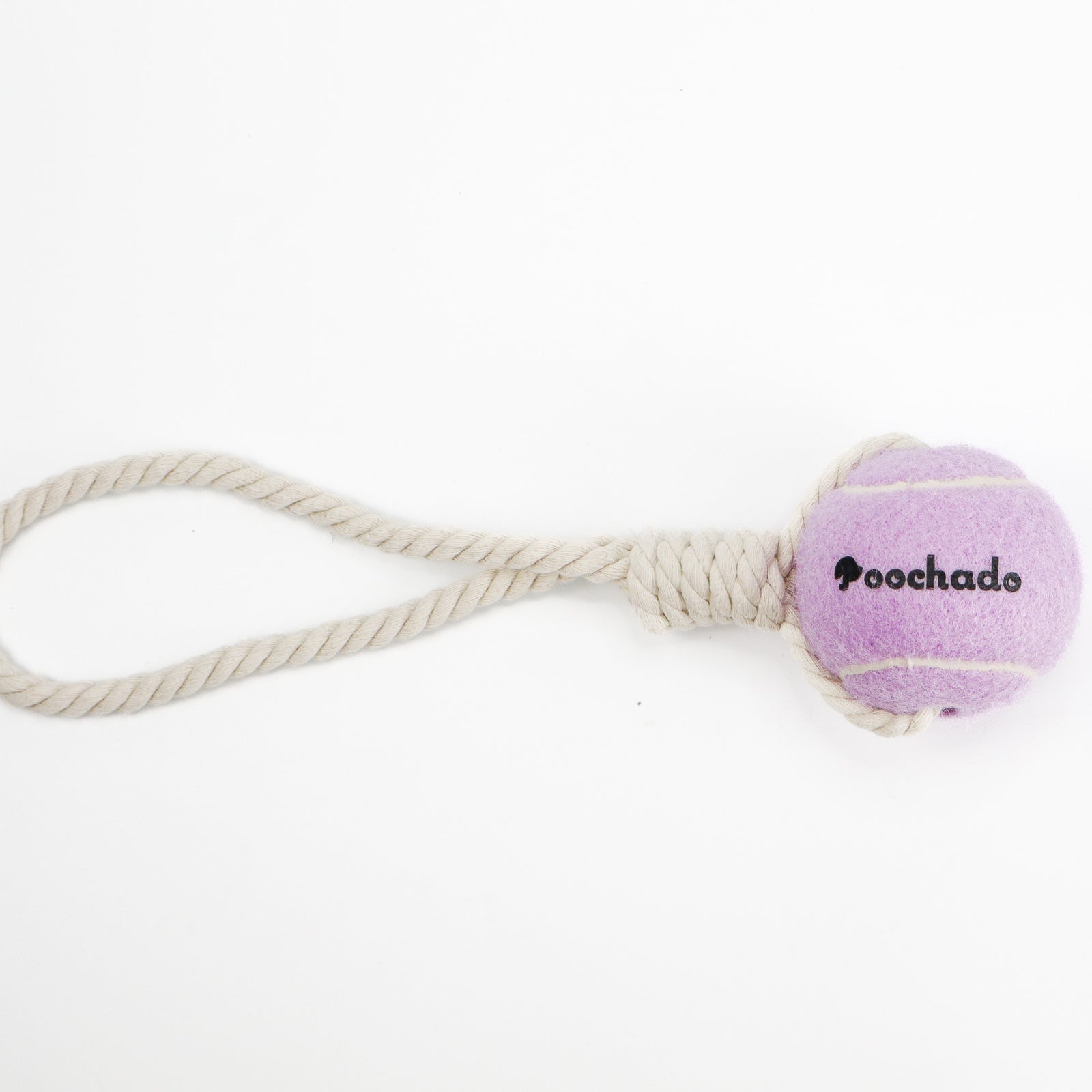 Rope Tennis Ball Purple