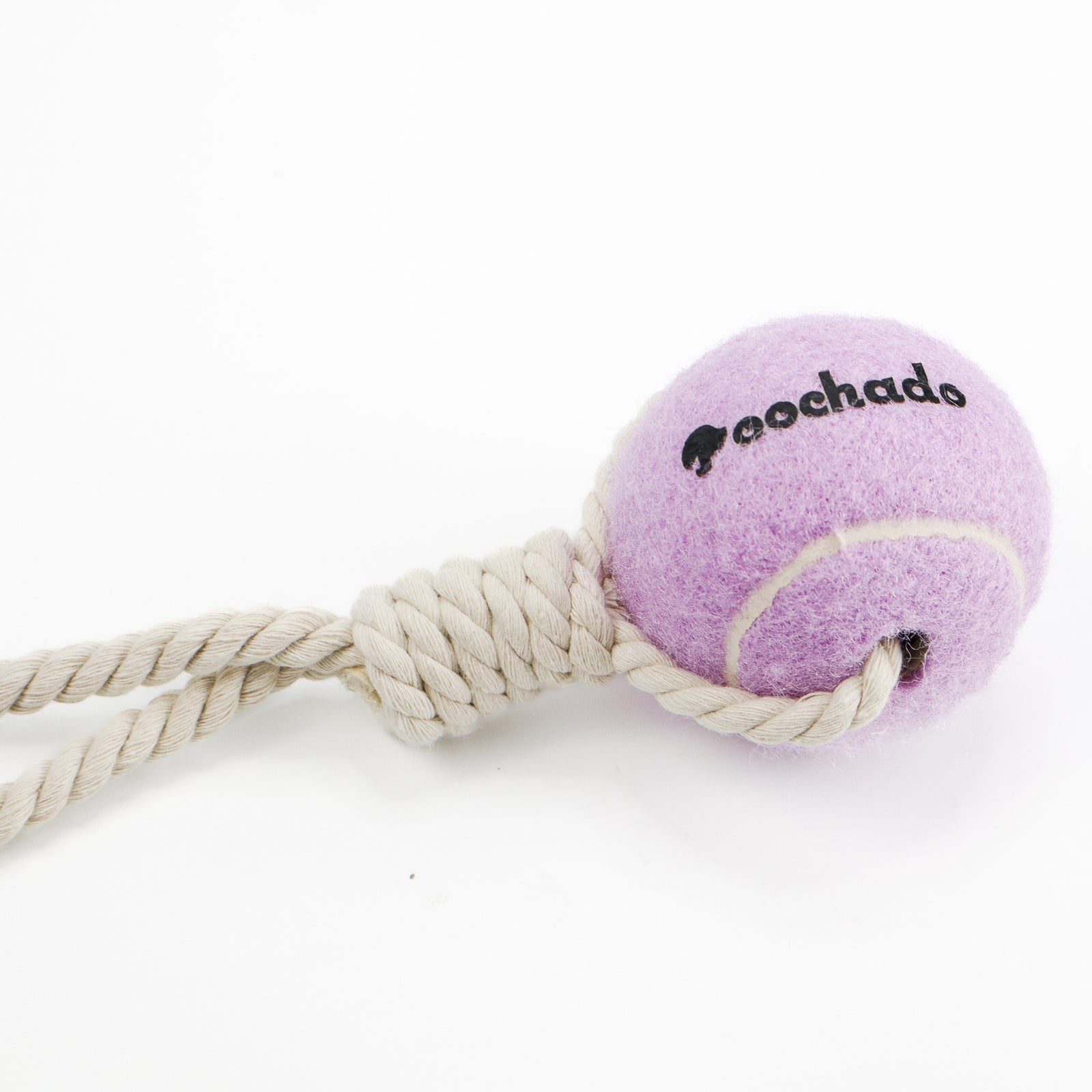 Rope Tennis Ball Purple
