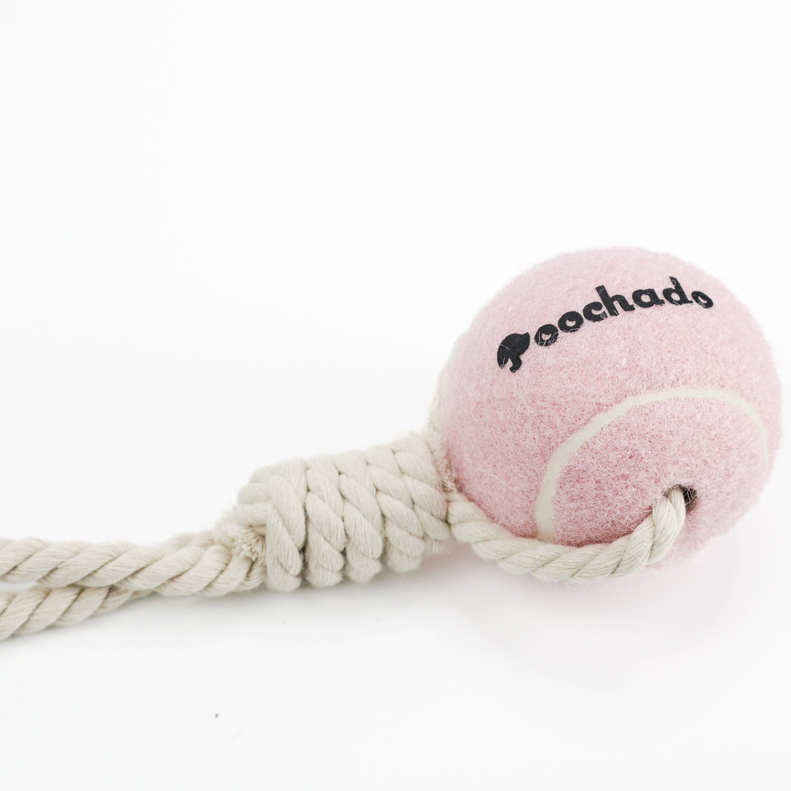 Rope Tennis Ball Pink